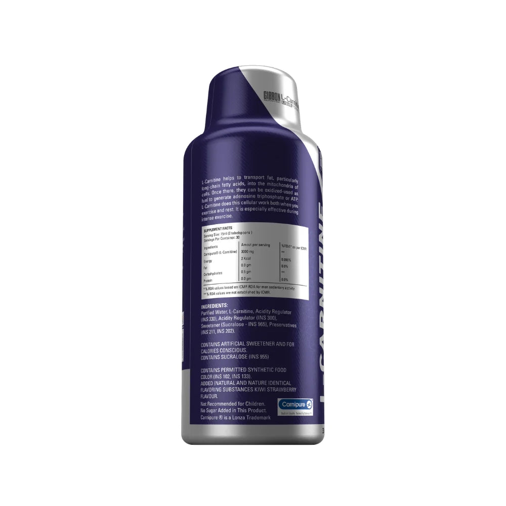 Gibbon L Carnitine 3000mg Ingredients 