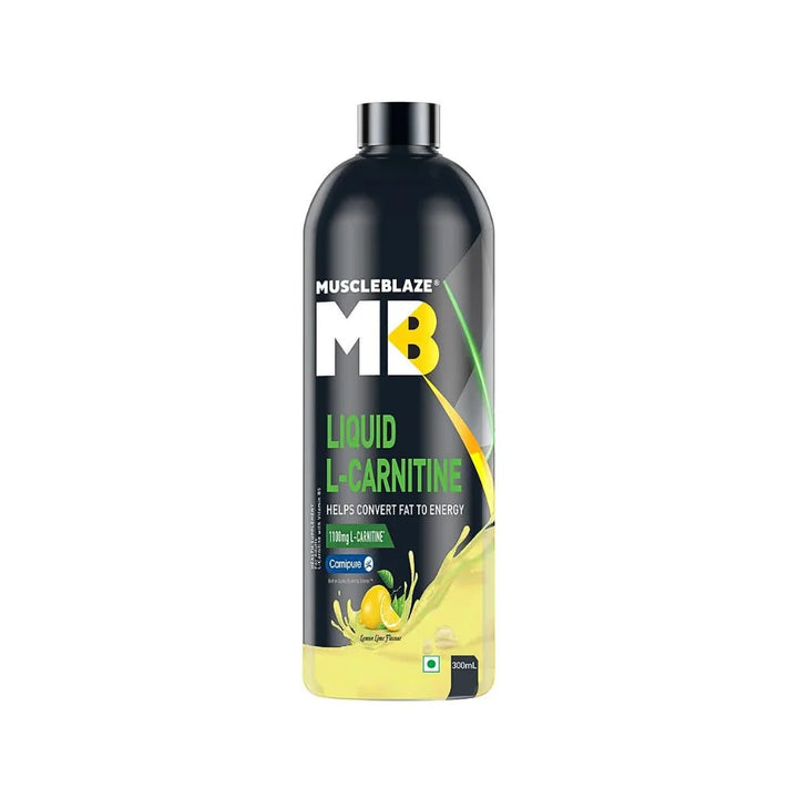 MuscleBlaze Liquid L-Carnitine 1100MG 300ML Lemon Lime