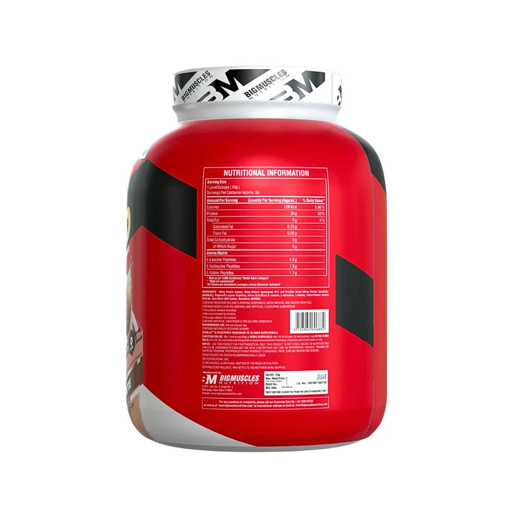 Big Muscles Nitric Hydro Gold Nutritional Facts 