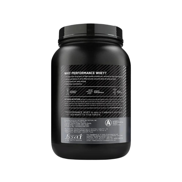 Optimum Nutrition Performance Whey 1Kg, Benefits