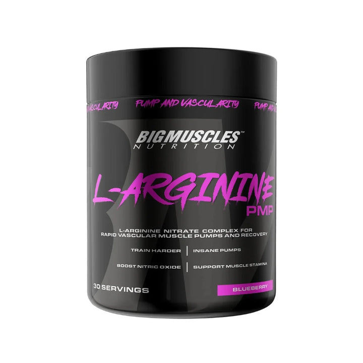 Big Muscles L-Arginine 90g, Blue Berry