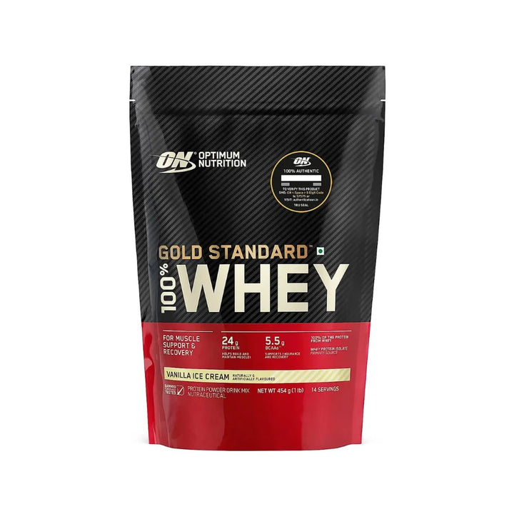 (ON) Gold Standard Whey Protein 454g, Vanilla Ice Cream