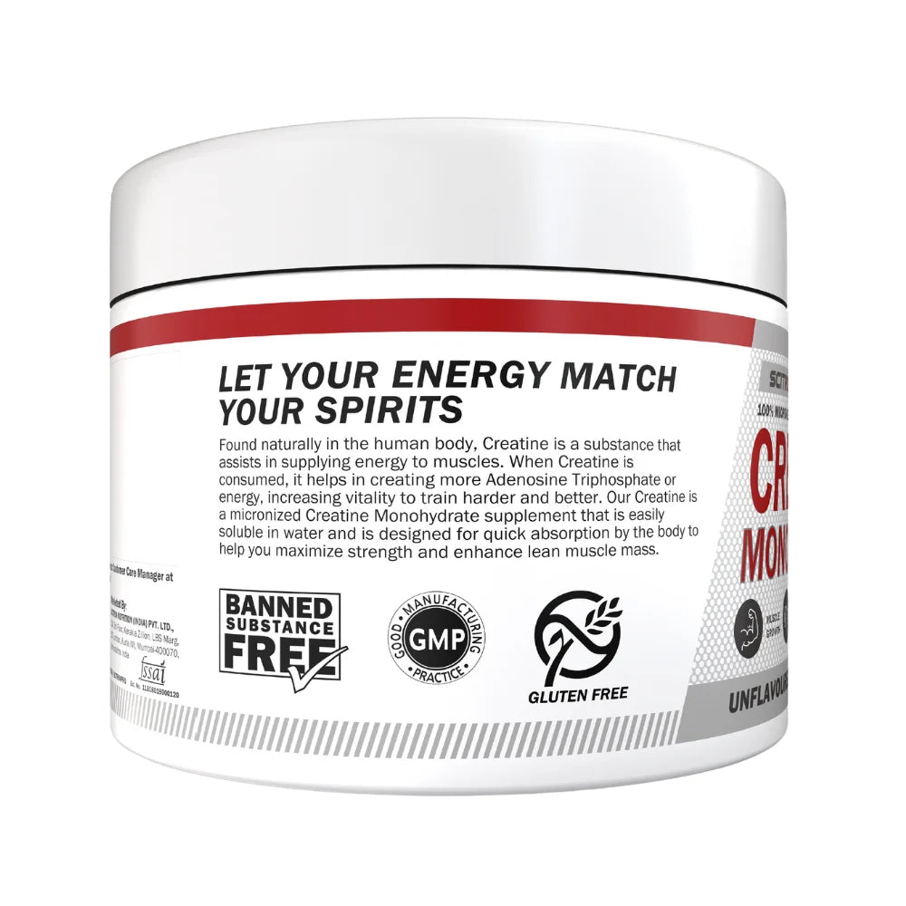 Scitron Creatine Monohydrate, 100g