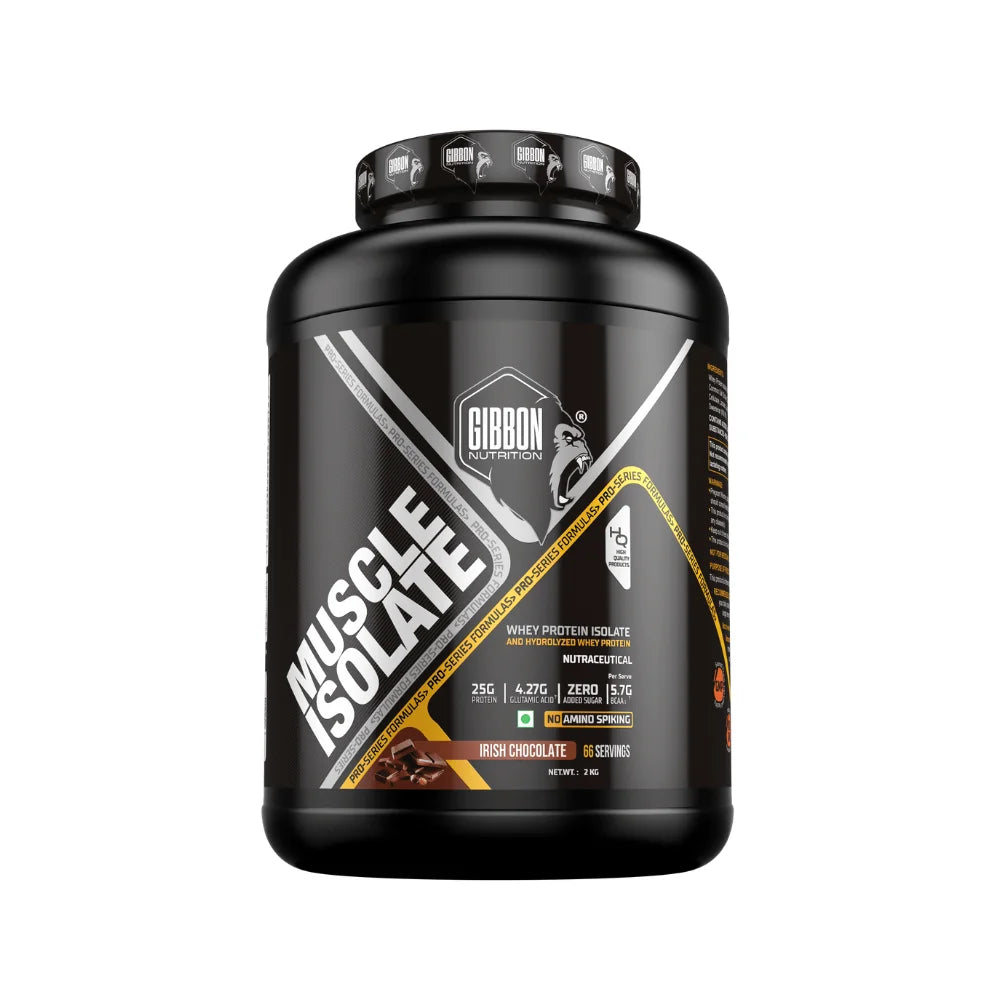 Gibbon Isolate Whey Protein 2kg Irish Chocolate