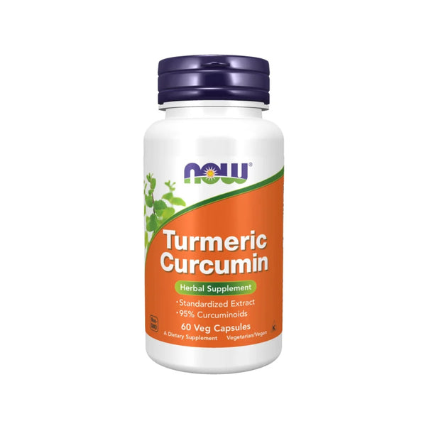 Now Foods Turmeric Curcumin Extract, 60 Capsules