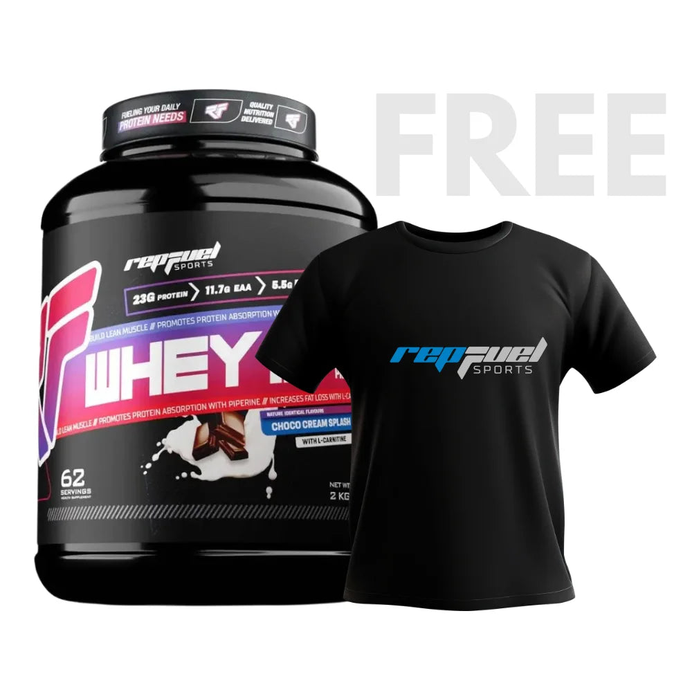 Repfuel Sports Whey IN Protein 2Kg, Choco Cream Splash