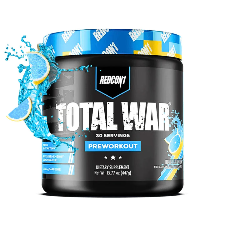Total War Pre Workout Supplement Blue Lemonade