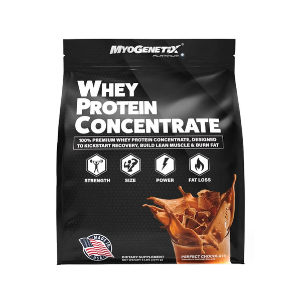 Myogenetix Platinum Whey Protein Concentrate 2.27Kg, Perfect Chocolate 