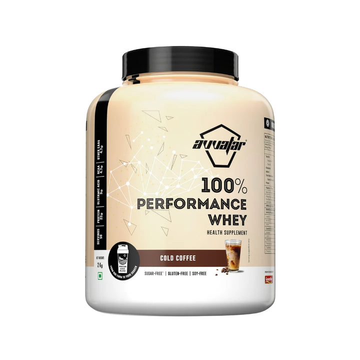 Avvatar Performance Whey Protein 2Kg, Cold Coffee 