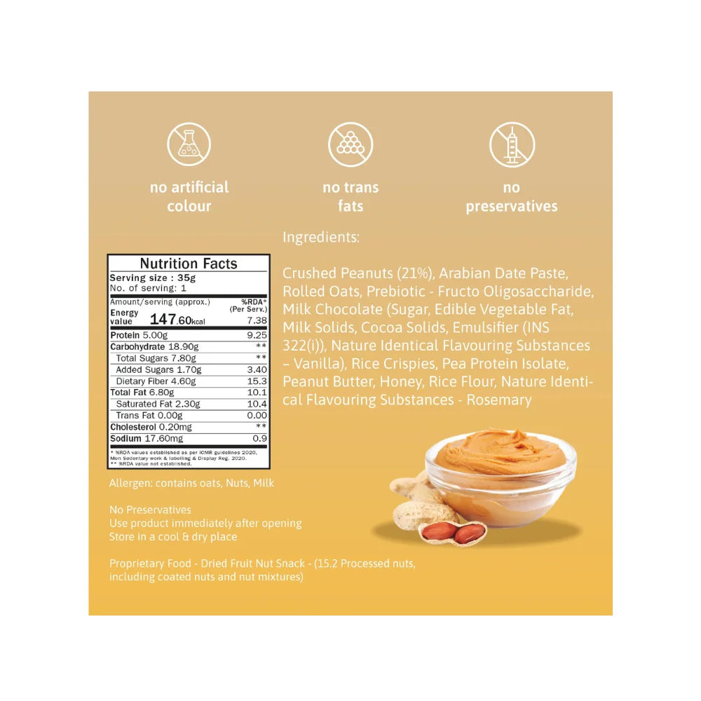 Phab Energy Bar, Ingredients & Nutrition Facts