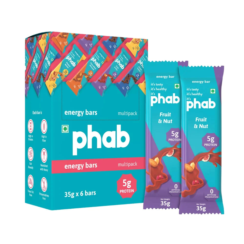 Phab Energy Bar, Fruit & Nut