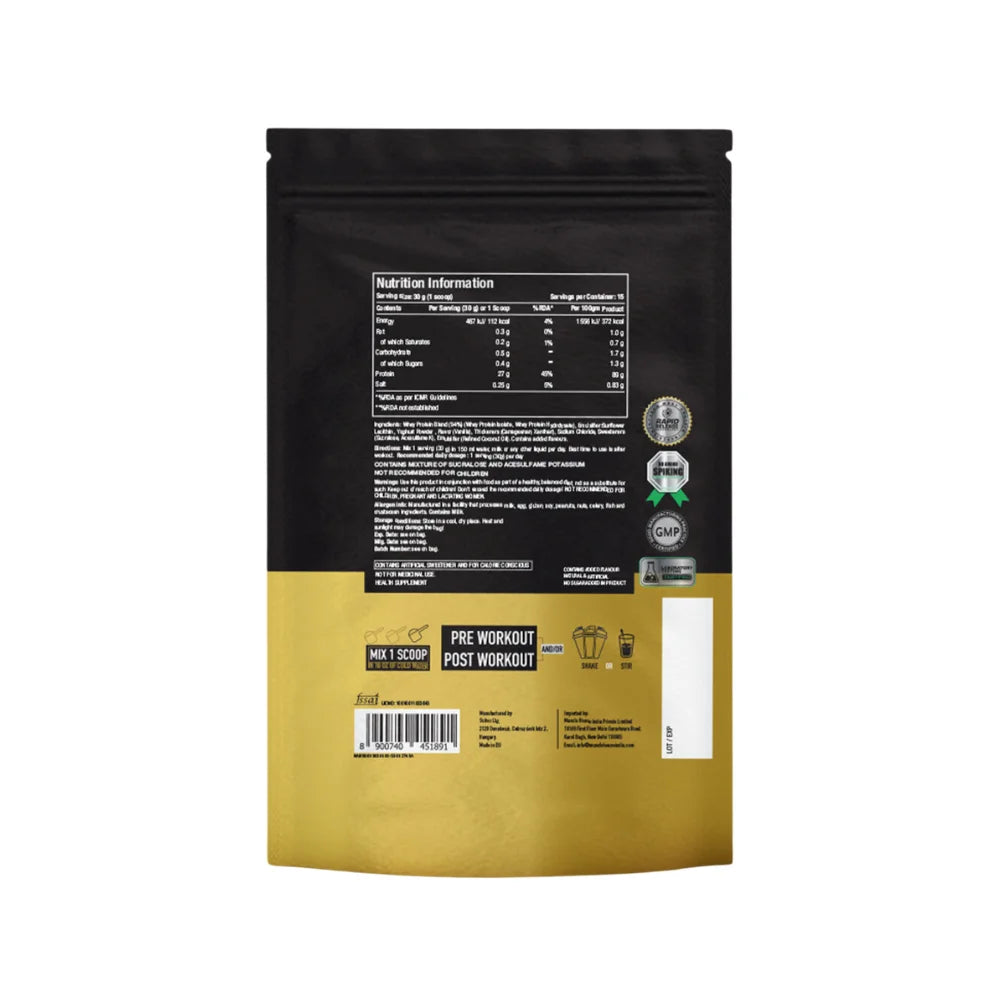 One Science 100% ISO Gold Whey Protein Isolate