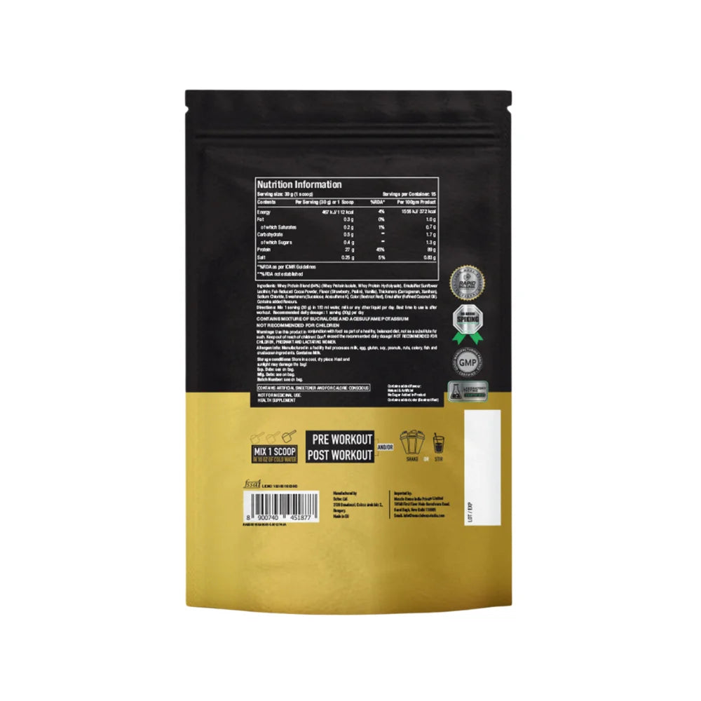 One Science 100% ISO Gold Whey Protein Isolate
