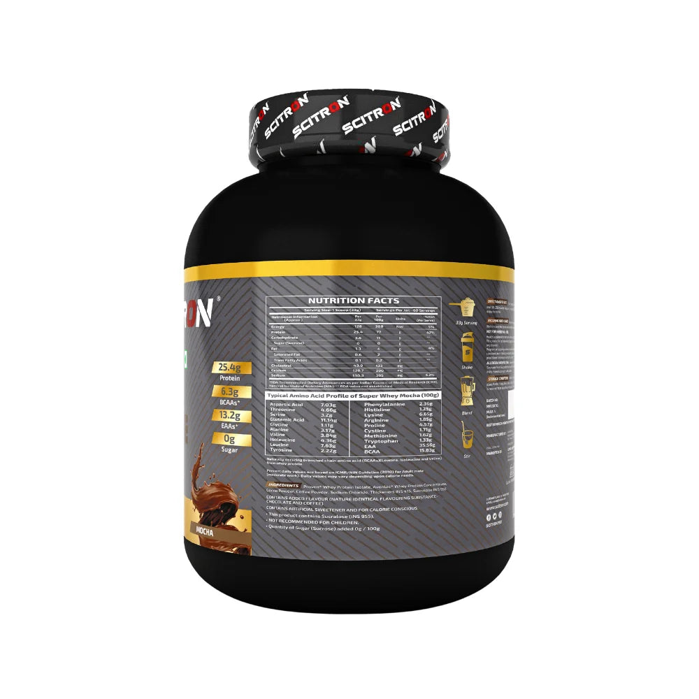 Scitron Nitro Series Super Whey Isolate 2Kg Nutrition Facts 