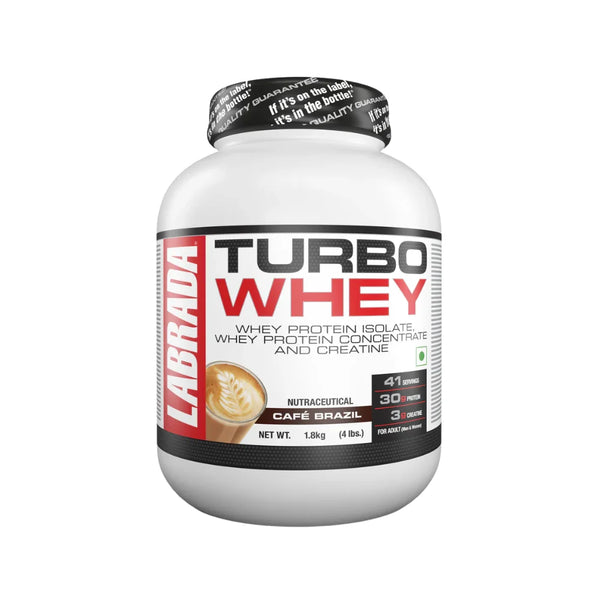 Labrada Turbo Whey Protein Isolate, Cafe Brazil 