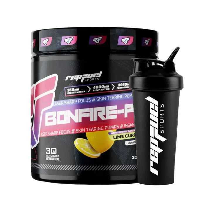 Repfuel Bonfire Pre Workout 300g, Lime Current