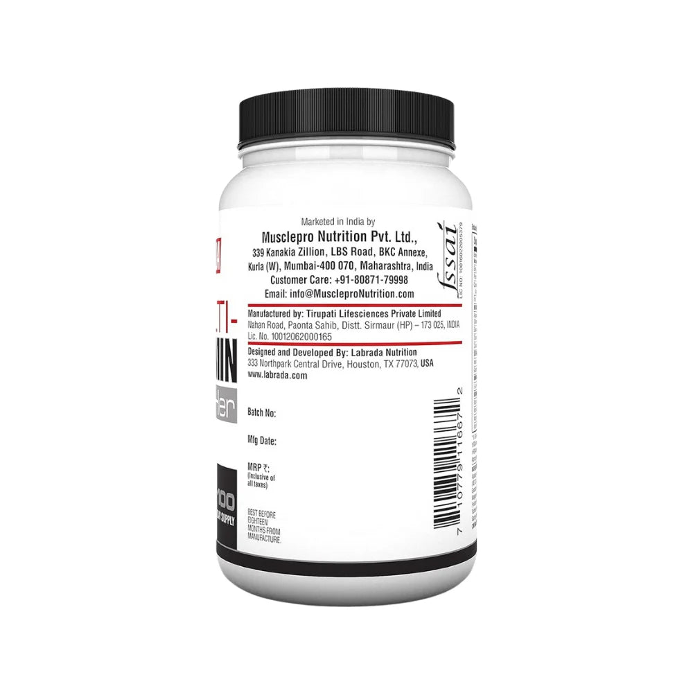 Labrada MultiVitamin  100 Tabs