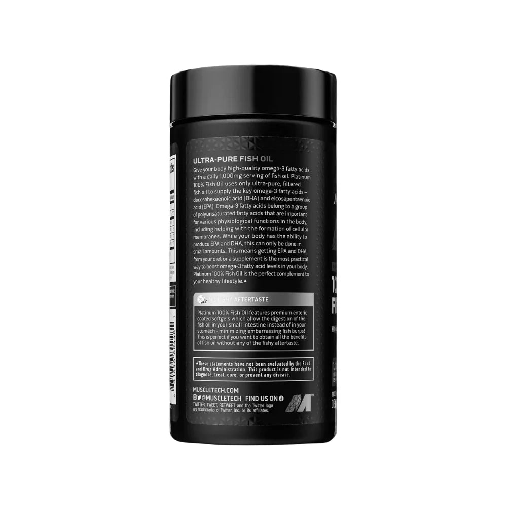 musletech platinum 100% omega fish oil 100 capsules