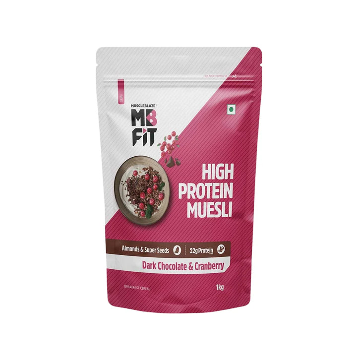 MuscleBlaze High Protein Muesli 1 kg