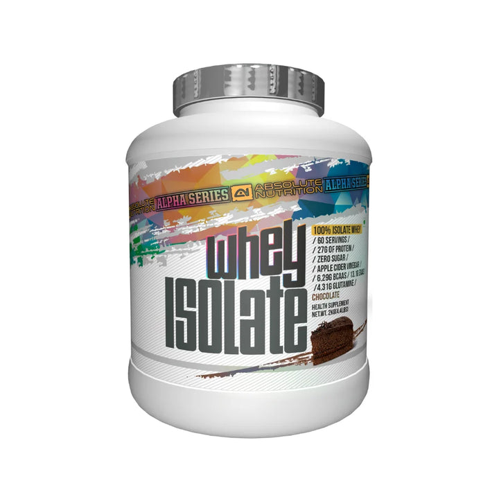 Absolute Alpha Whey Isolate Protein 2Kg Chocolate Flavor