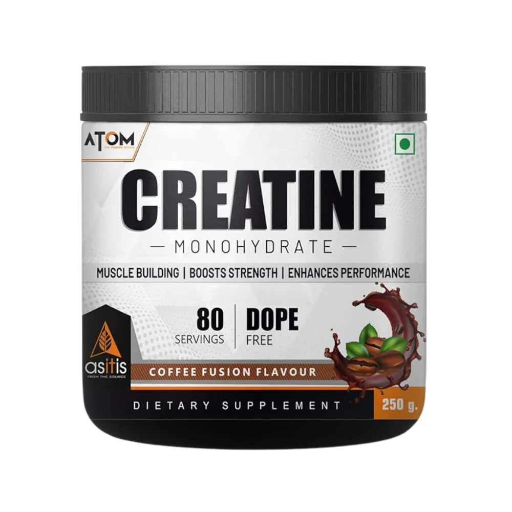 atom creatine coffee fusion flavour