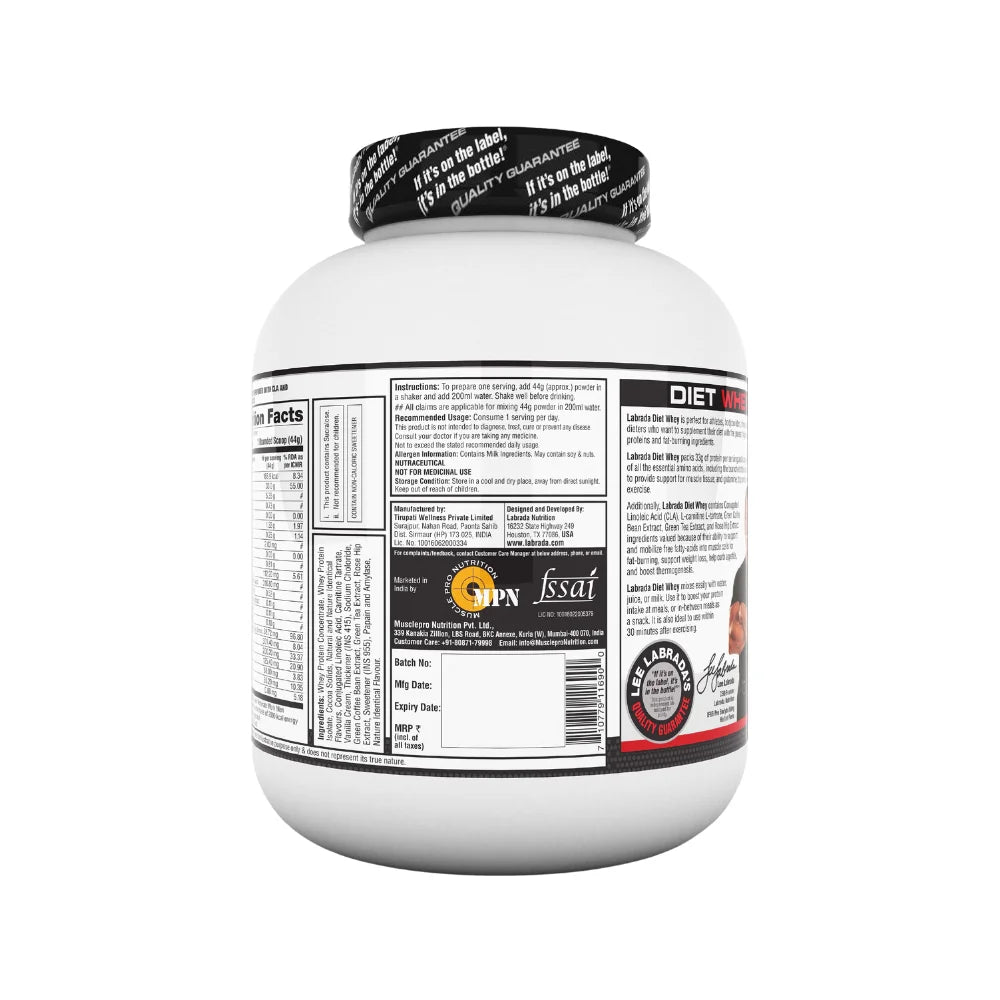 Labrada Diet Whey Protein Advantages 