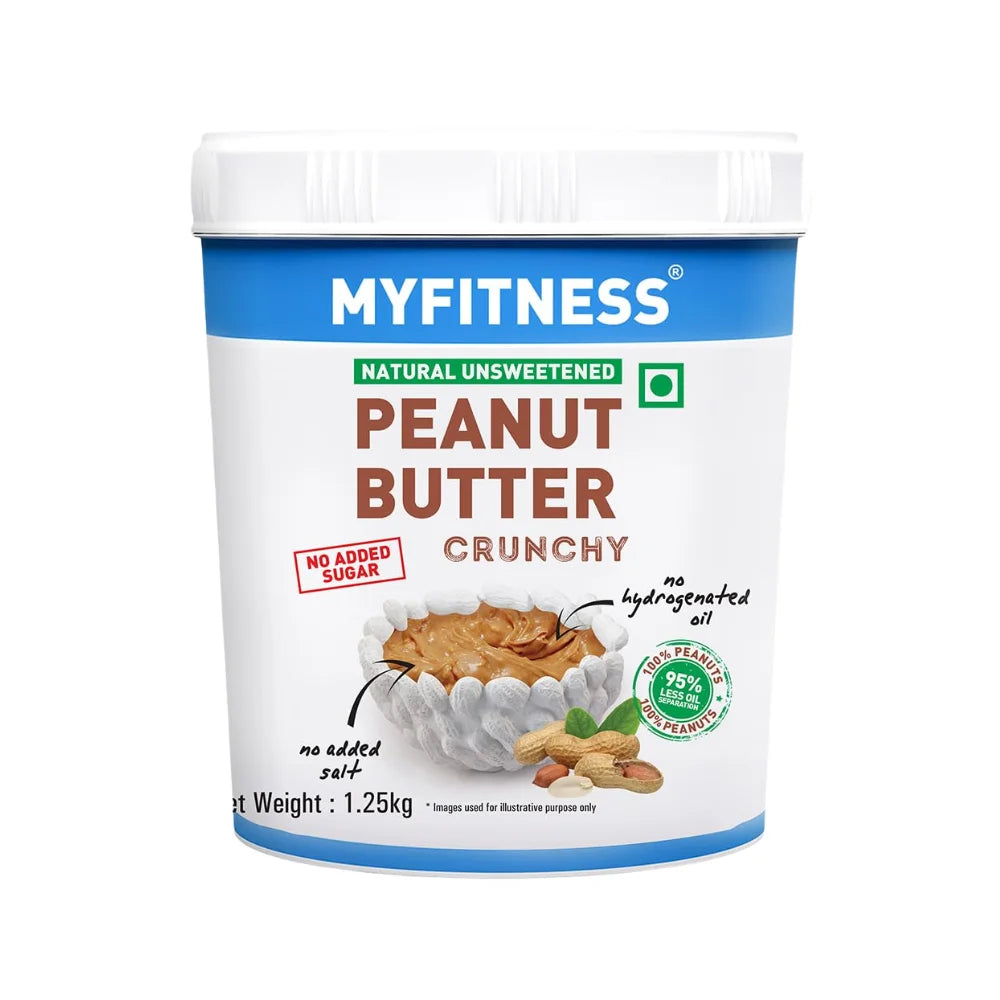 MyFitness Natural Peanut Butter Crunchy 1.25 kg