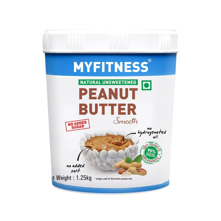 MyFitness Natural Peanut Butter Smooth 1.25 kg