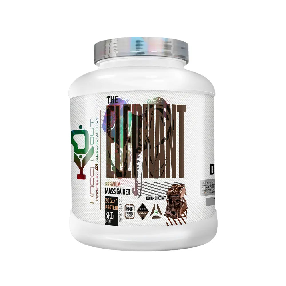 Absolute Nutrition Elephant Mass Gainer 3kg Belgium Chocolate