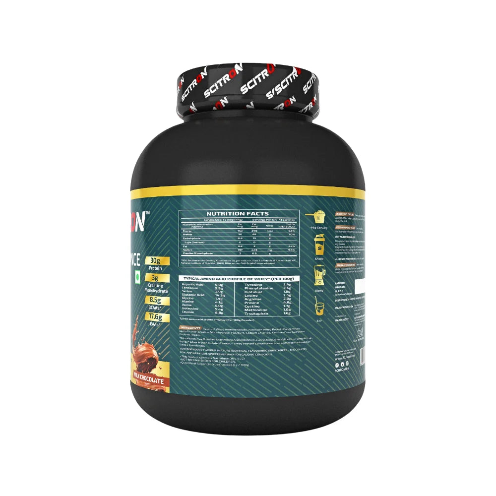 Scitron Nitro Series Performance Whey 1.81 Kg Nutrition Facts 