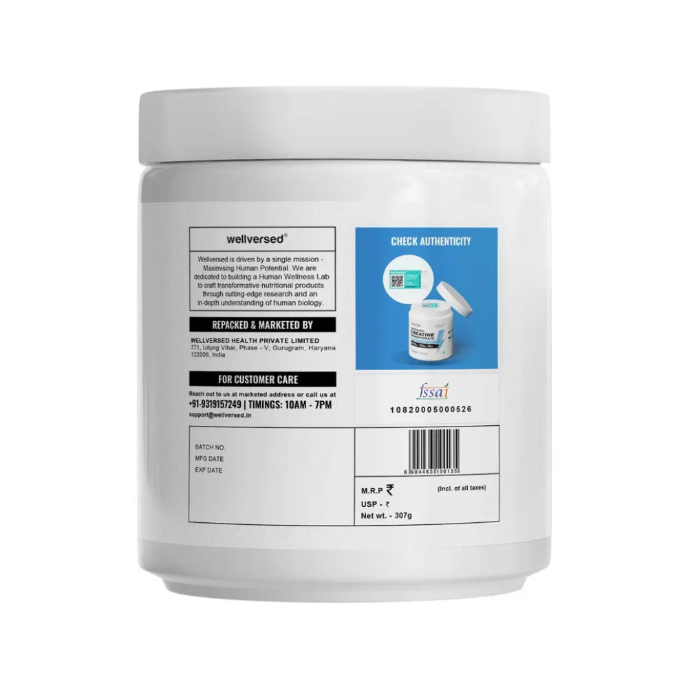 Wellcore Micronised Creatine Monohydrate Flavored