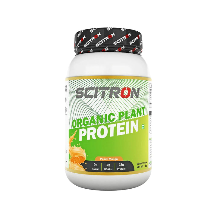 Scitron Organic Plant Protein 1kg Peach Mango