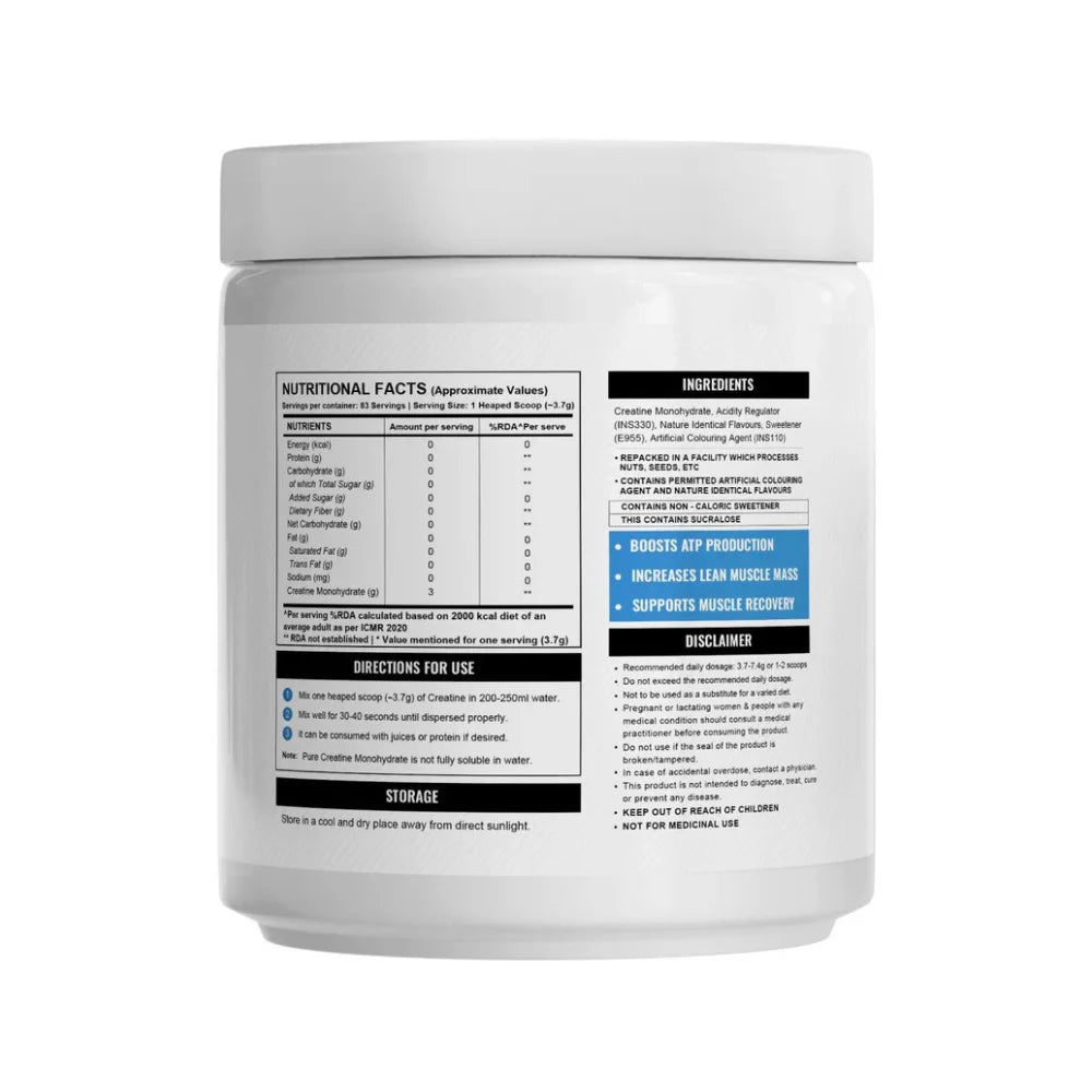 Wellcore Micronised Creatine Monohydrate Flavored