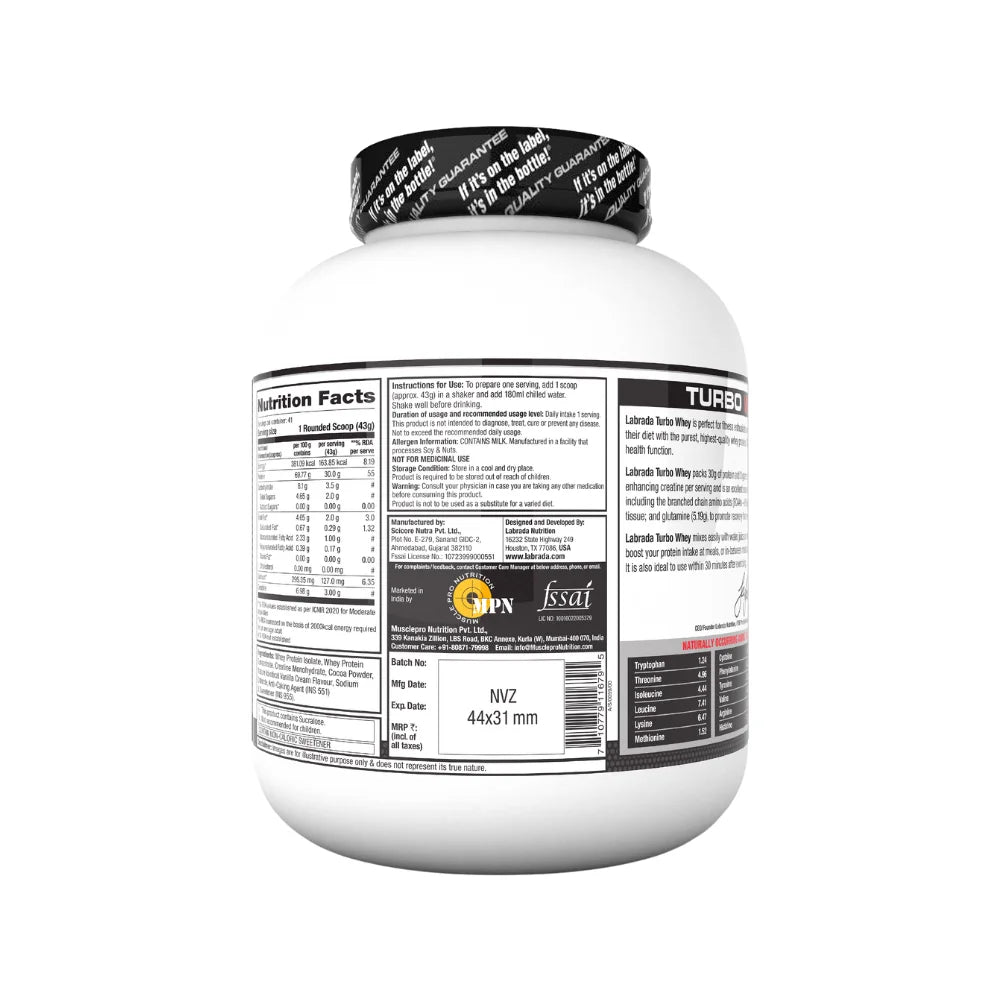 Labrada Turbo Whey Protein Powder