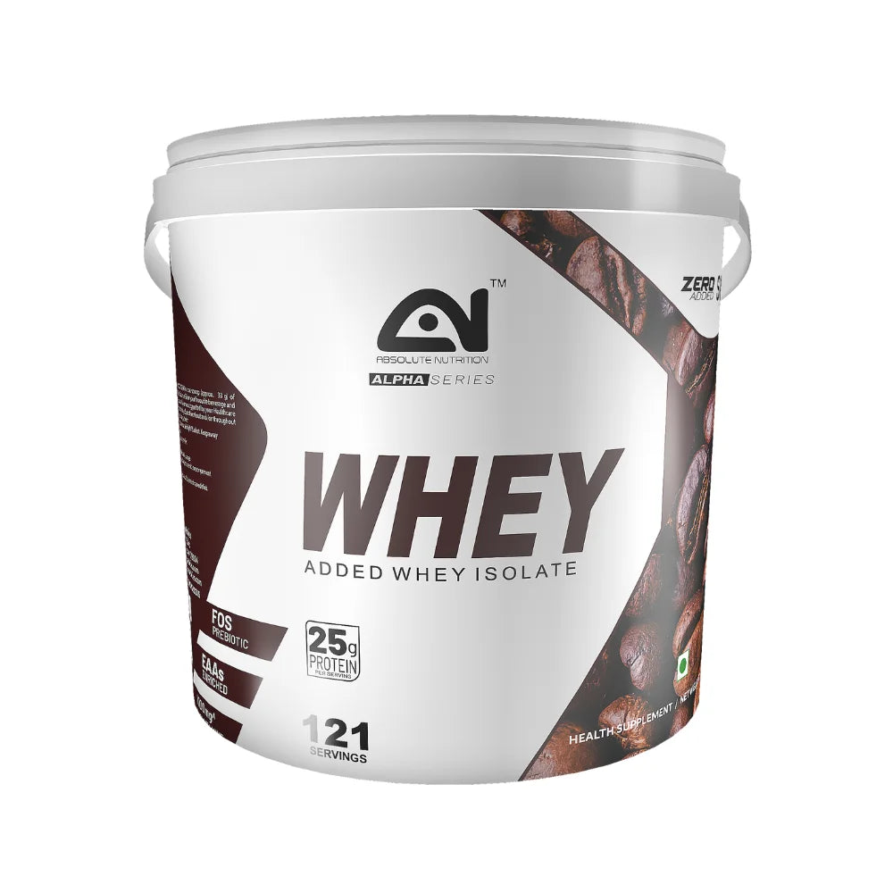 Absolute Nutrition Alpha Whey Protein 5Kg, Cafe Mocha 