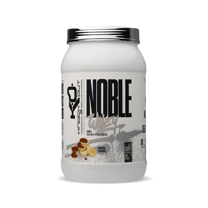 Absolute Nutrition Knockout Series Noble Whey Protein 1Kg, Banana Caramel