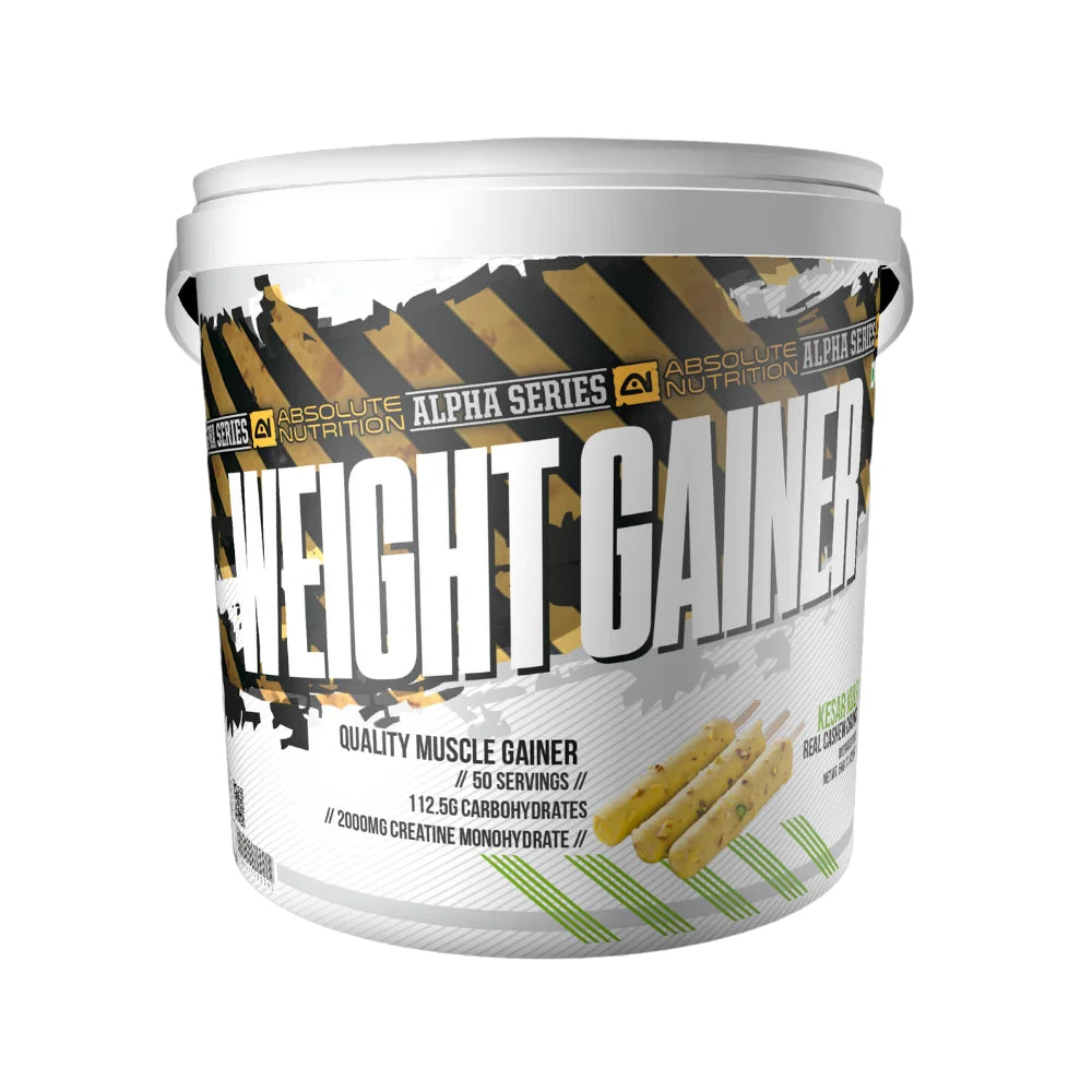Absolute Nutrition Alpha Weight Gainer 5Kg, Kesar Kulfi 
