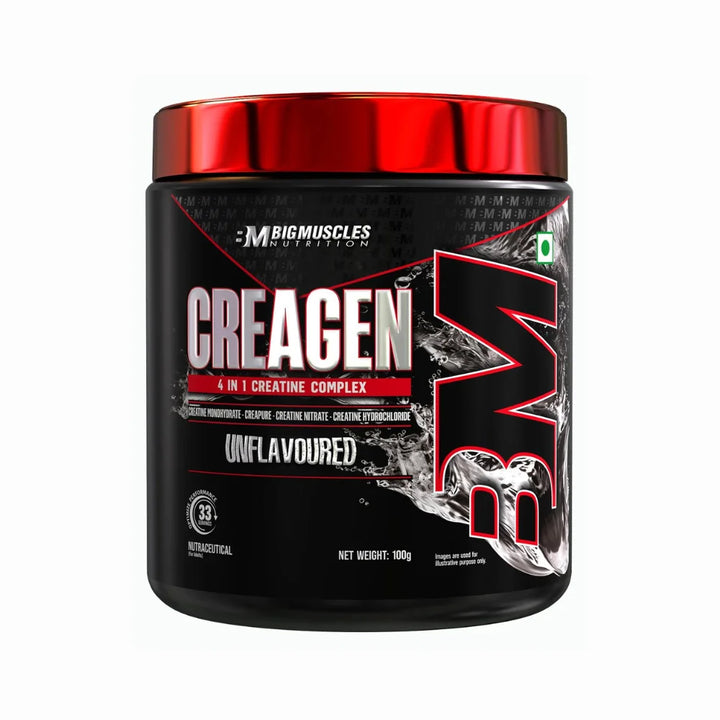 Big Muscles Creagen 100g, Unflavored 