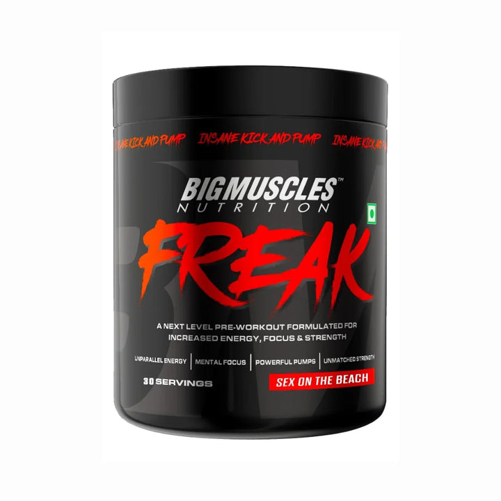 Big Muscles Freak Pre-workout 30 Servings, Sex on the beach