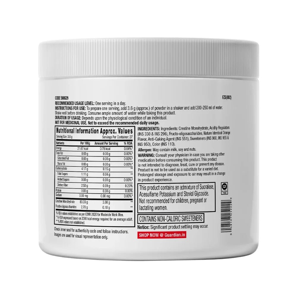 GNC Creatine Ingredients