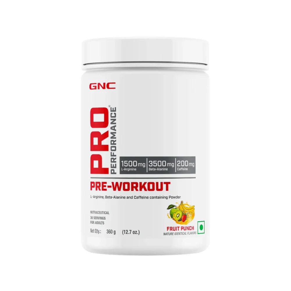 GNC Pre Workout Fruit Punch