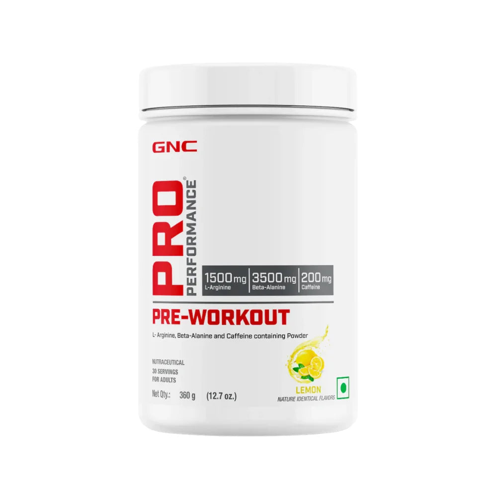 GNC Pre Workout Lemon