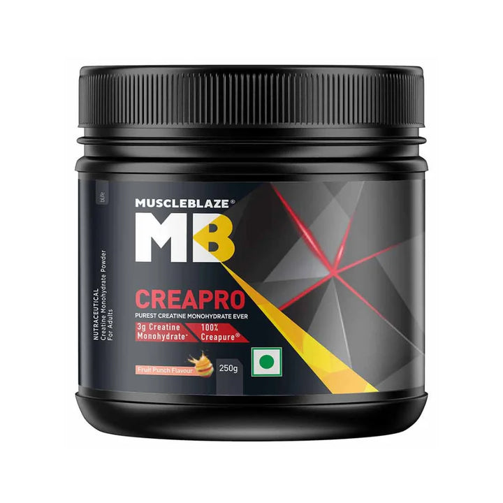 MuscleBlaze CreaPRO Creatine 62 Servings, Fruit Punch   