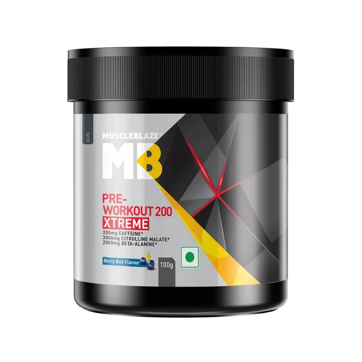 MuscleBlaze Pre-Workout 200Xtreme 100g