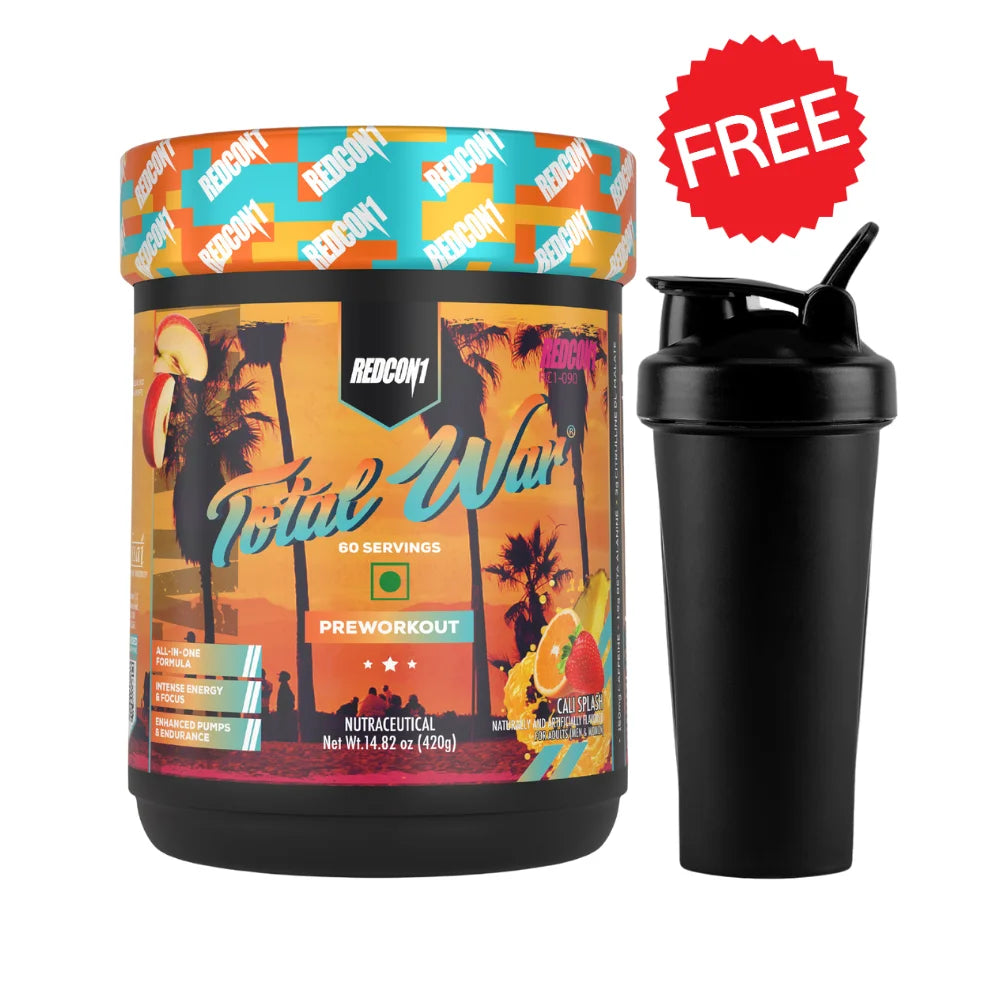 redcon1 totalwar pre workout cali splash