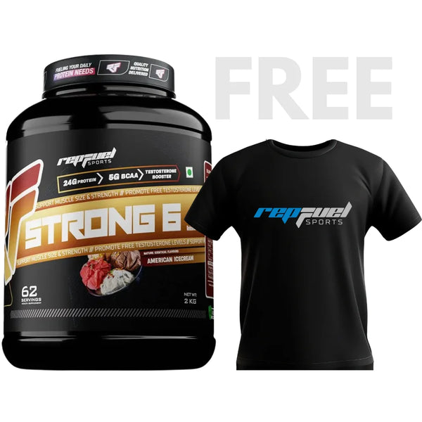 Repfuel Sports Strong 6 Whey Protein, 2Kg American Ice Cream