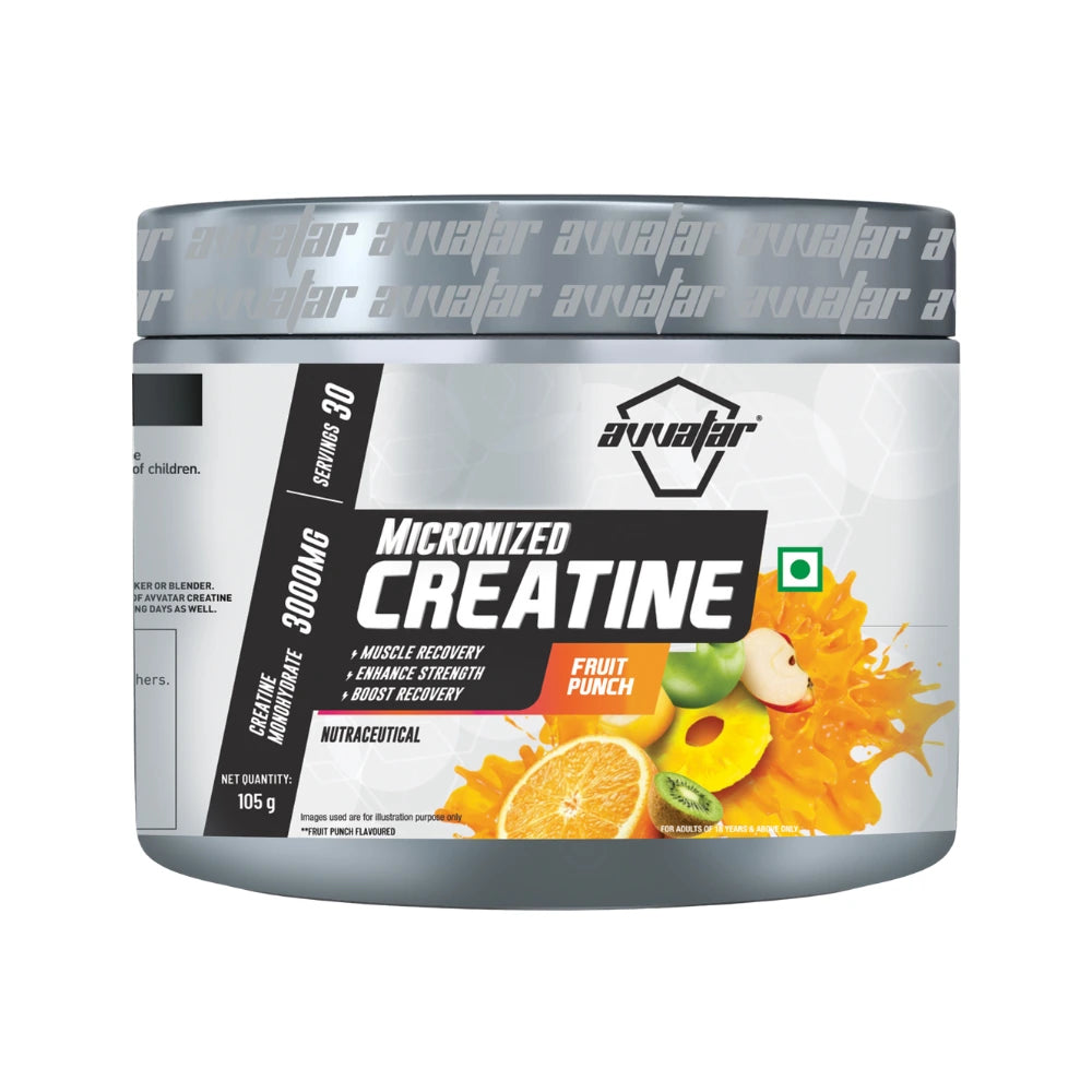 avvatar micronized creatine fruit punch 105g