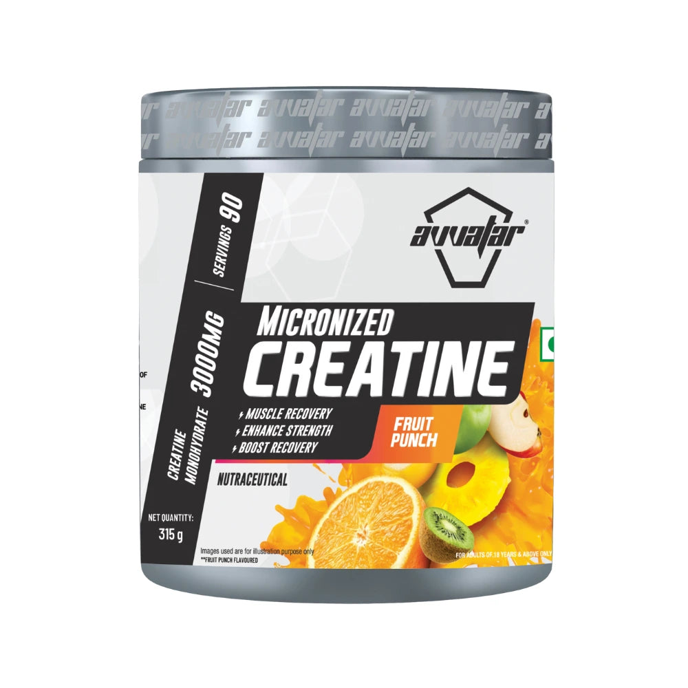 avvatar micronized creatine fruit punch 315g