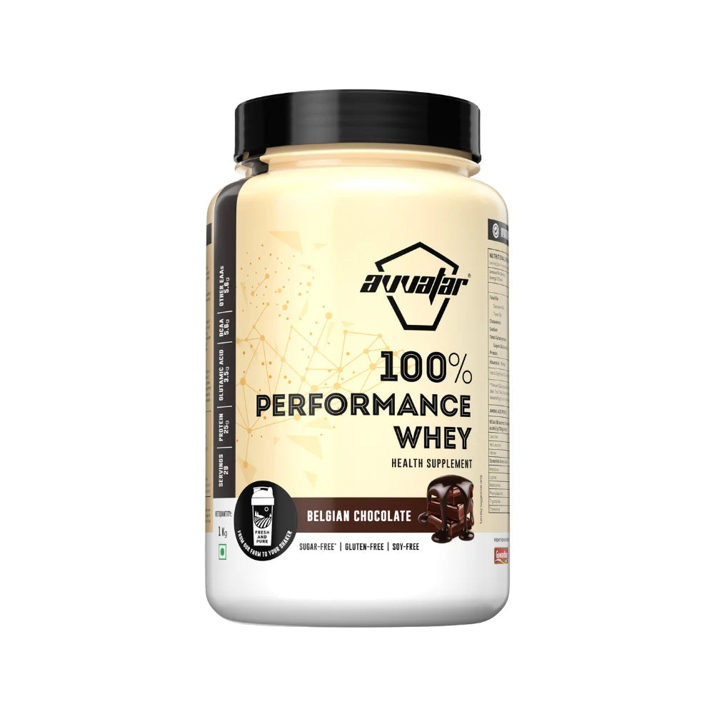 avvatar performance whey belgian chocolate 1kg