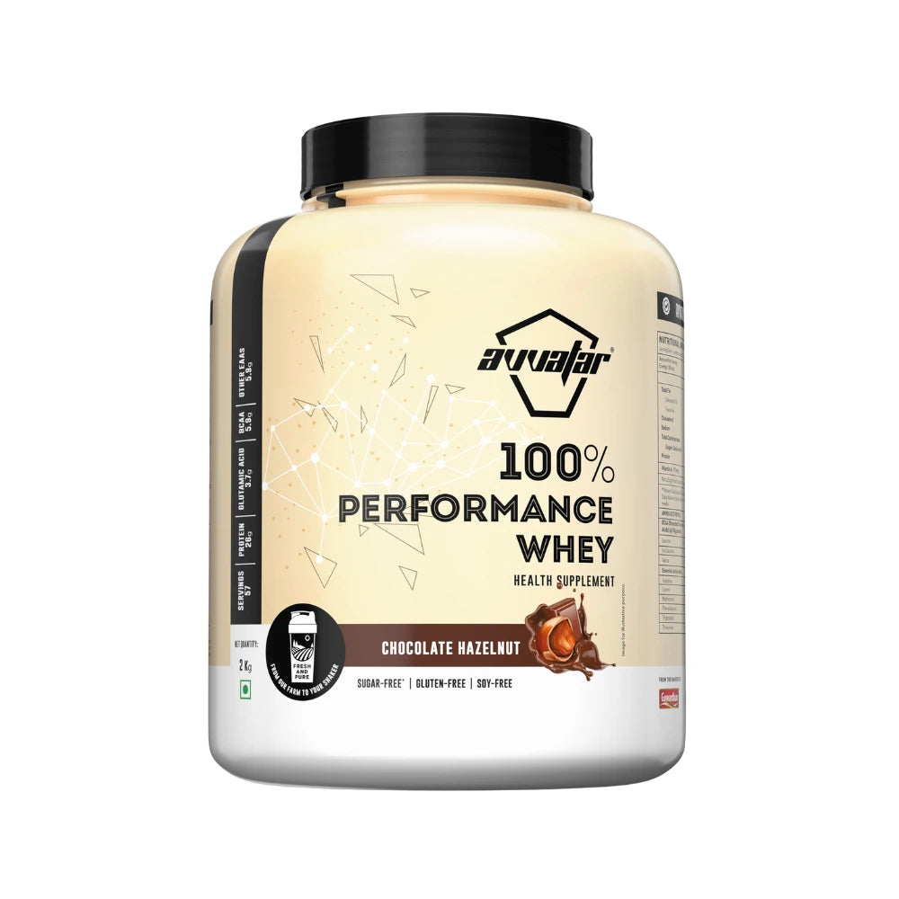 avvatar performance whey protein chocolate hazelnut